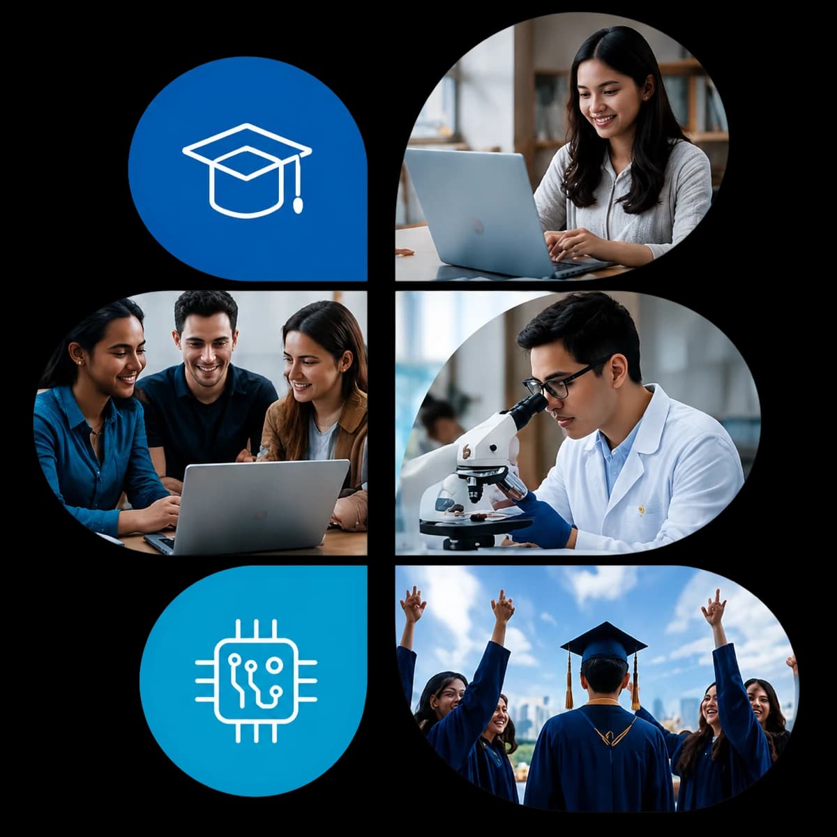 Collage: estudiantes, docentes e innovación en la Fundación Inecix